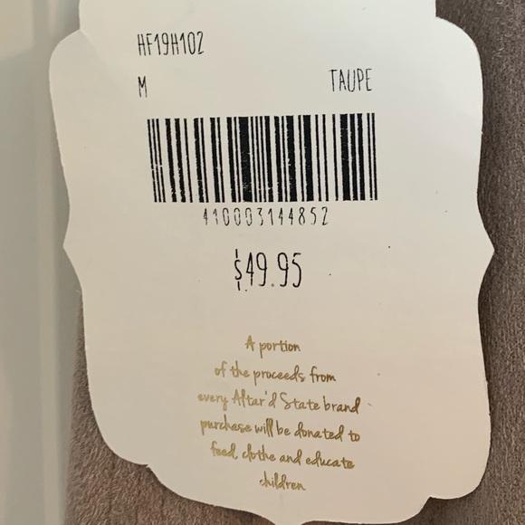 Altar’D State Taupe velvet skirt - Picture 5 of 5